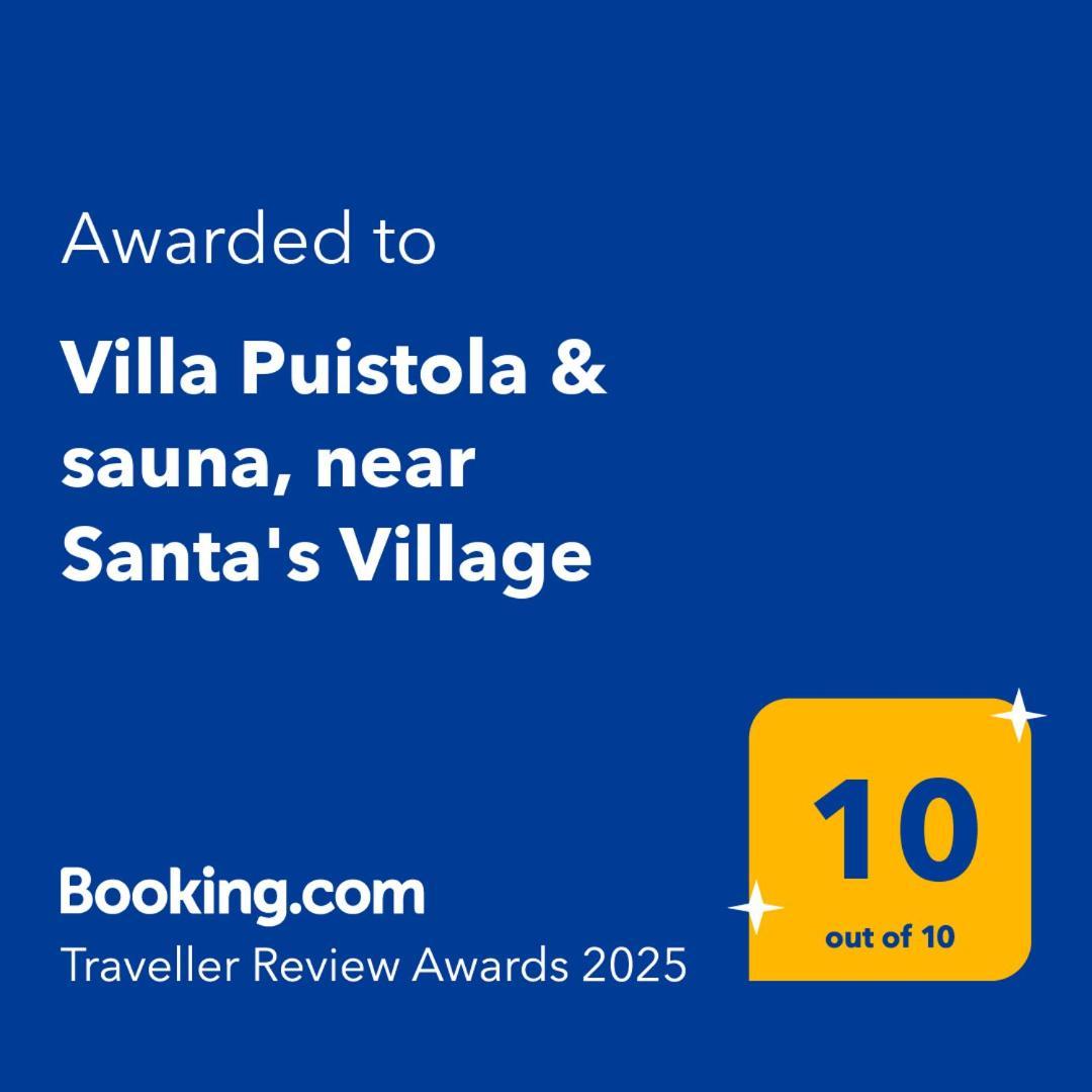 Villa Puistola & Sauna, Near Santa'S Village Rovaniemi Exterior photo